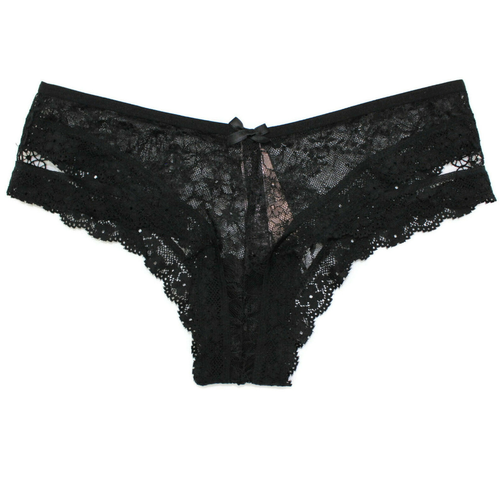 Victoria's Secret Women's Floral Lace Cutouts Side
